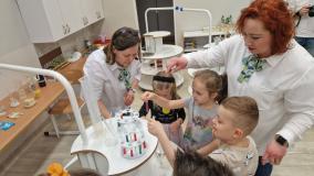 Uczestnicy Dni Otwartych w Polkowickiej Trójce