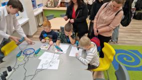 Uczestnicy Dni Otwartych w Polkowickiej Trójce