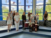 zdjęcie uczniów biorących udział w projekcie