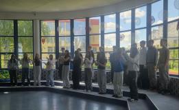 zdjęcie uczniów biorących udział w projekcie