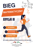 plakat promujący Bieg Matematyczny