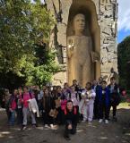 Uczniowie podczas wycieczki