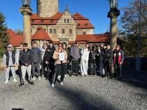 Uczniowie podczas wycieczki