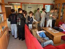 Uczniowie podczas debaty