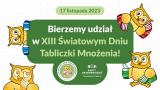 baner promujący XIII Światowy Dzień Tabliczki Mnożenia